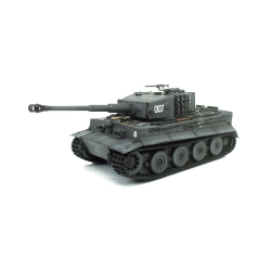 Czołg zdalnie sterowany IR/dźwięk 1:24 German Tiger 1 Late Painted Gray RTR 2.4Ghz - Heng Long 3841-11-L-G